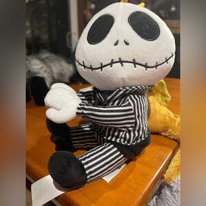 Velcro Jack Skellington Disney Stuffed Plush
